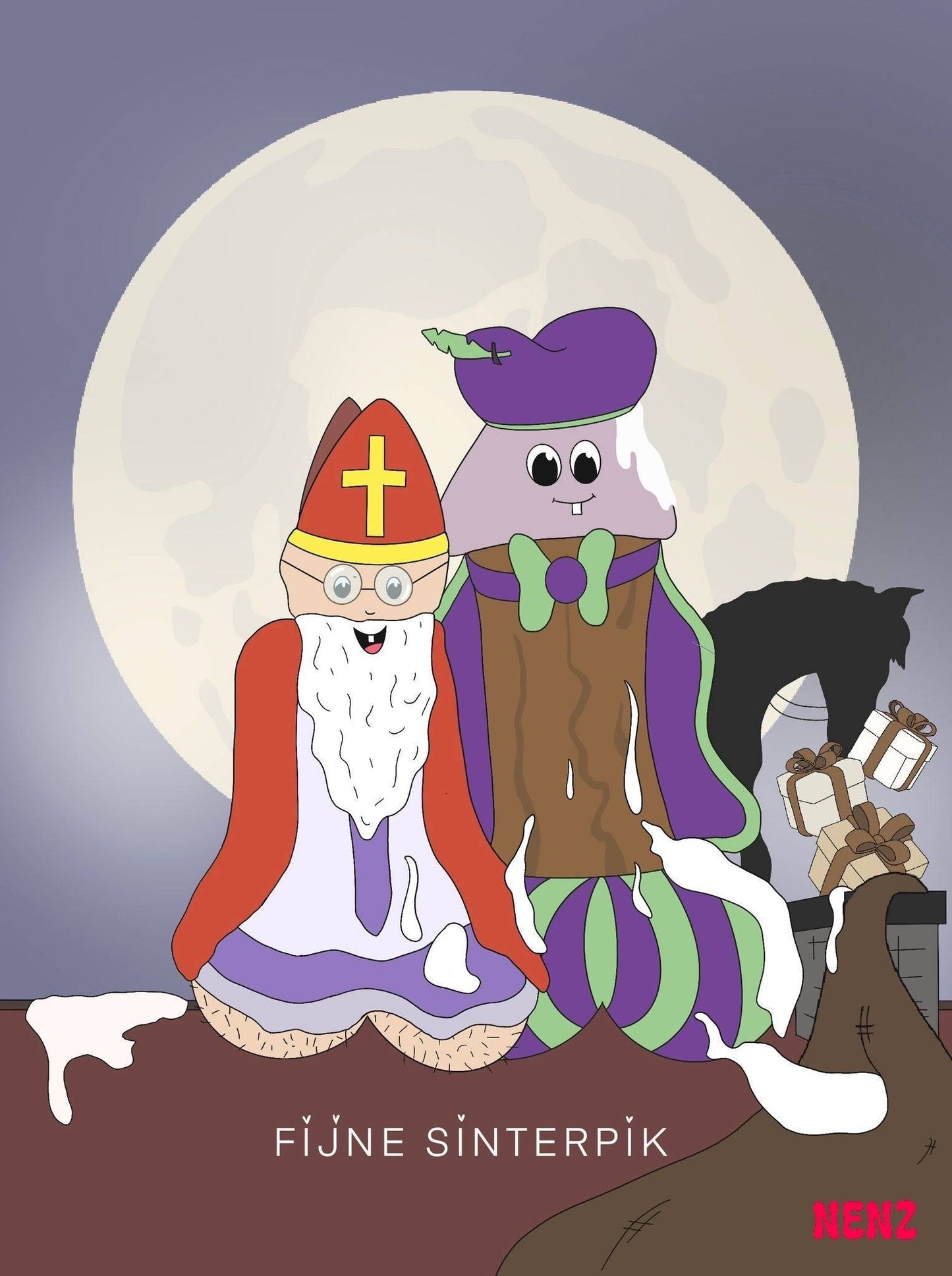 FIJNE SINTERPiK - wenskaarten - NENZ