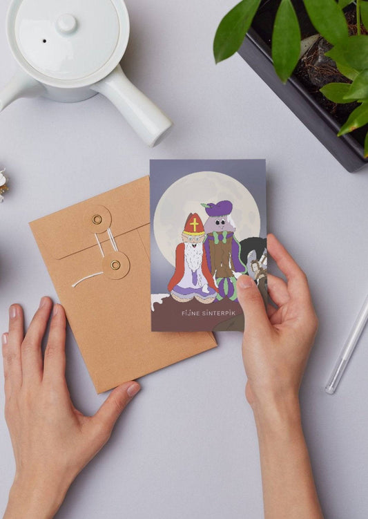 FIJNE SINTERPiK - wenskaarten - NENZ