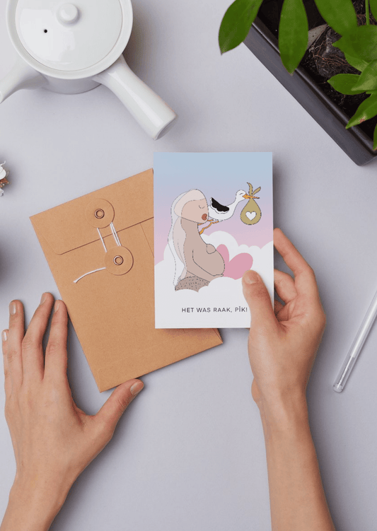 HET WAS RAAK, PiK! - wenskaarten - NENZ