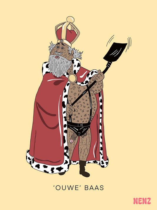 'OUWE' BAAS - wenskaarten - NENZ