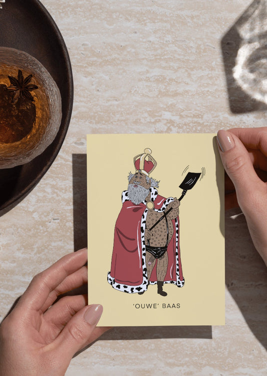 'OUWE' BAAS - wenskaarten - NENZ