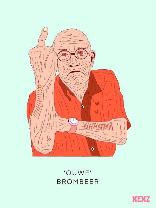 'OUWE' BROMBEER - wenskaarten - NENZ