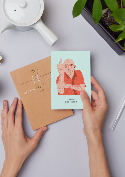 'OUWE' BROMBEER - wenskaarten - NENZ