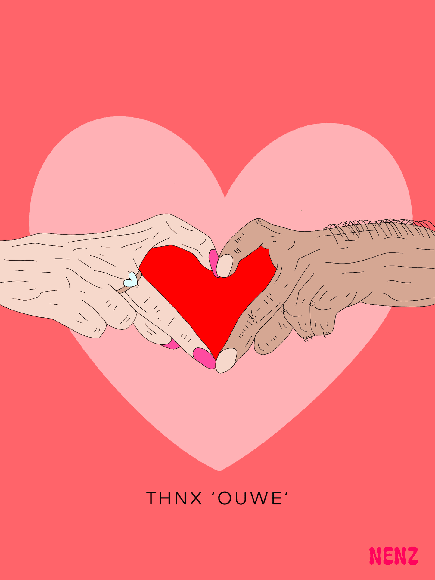 THNX ‘OUWE’ - wenskaarten - NENZ