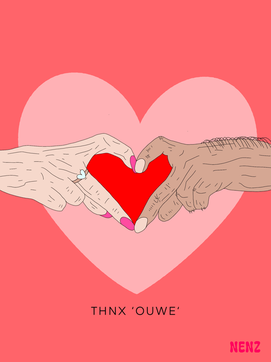 THNX ‘OUWE’ - wenskaarten - NENZ