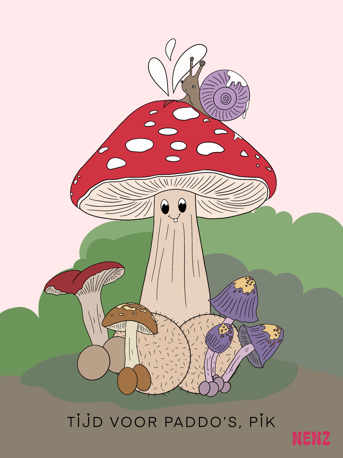 TIJD VOOR PADDO’S, Pik - wenskaarten - NENZ