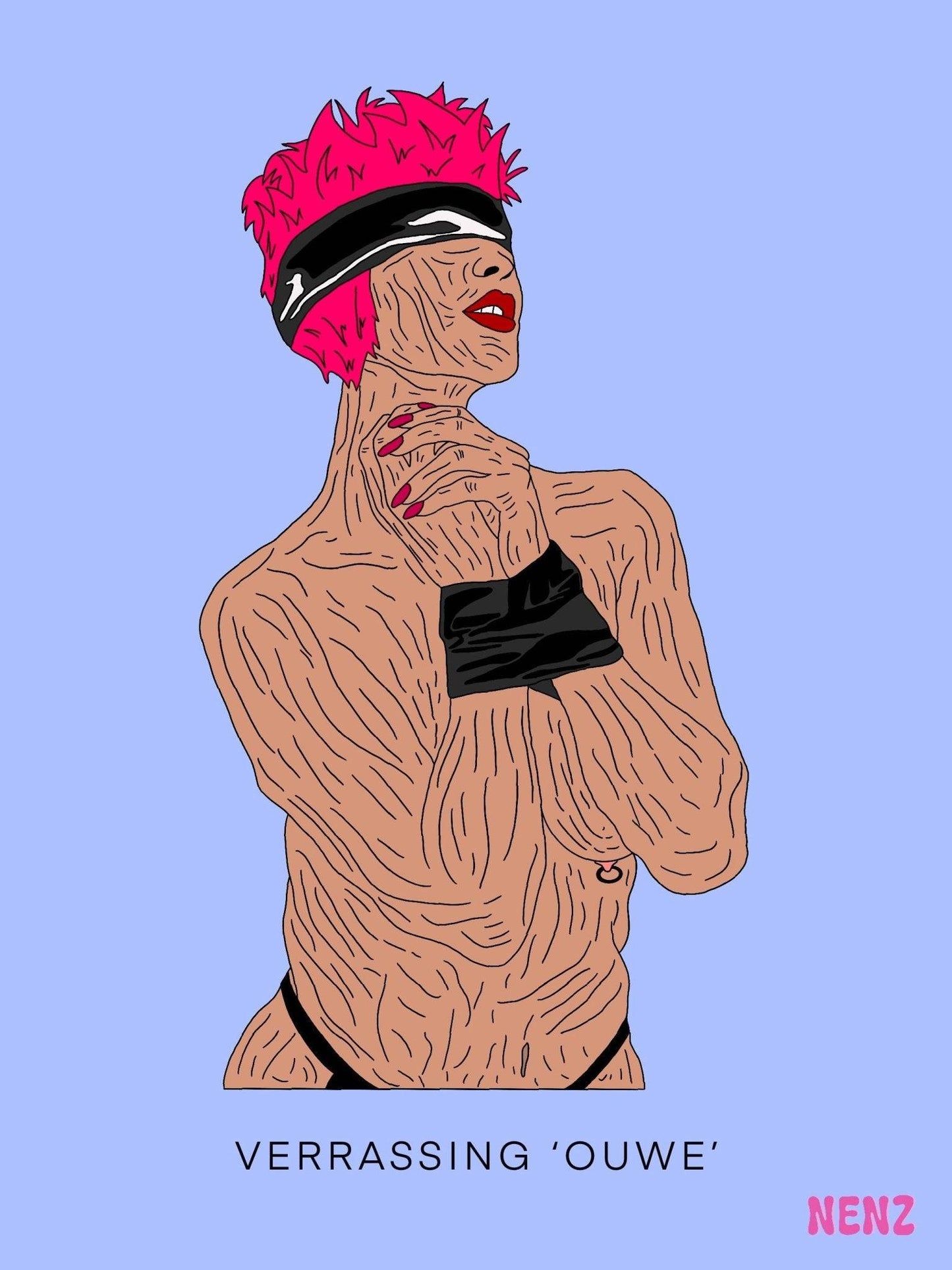 VERRASSING 'OUWE' - wenskaarten - NENZ