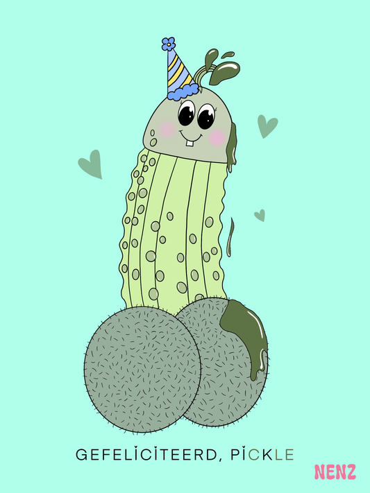 GEFELICITEERD PiCKLE - wenskaarten - NENZ