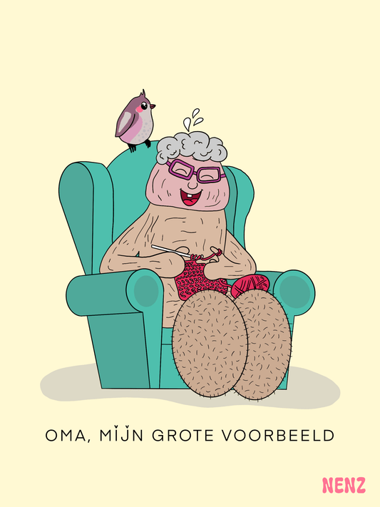 MIJN GROTE VOORBEELDEN - wenskaarten - NENZ