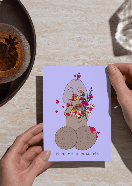 FIJNE MOEDERDAG, PiK - wenskaarten - NENZ