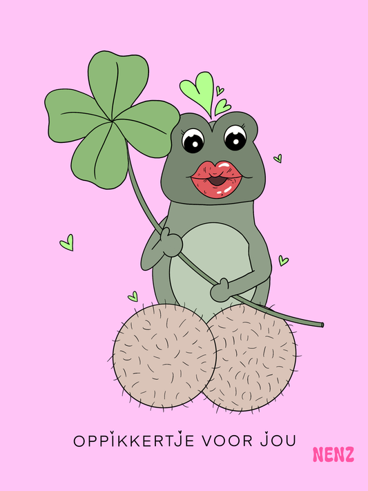 OPPiKKERTJE VOOR JOU - wenskaarten - NENZ