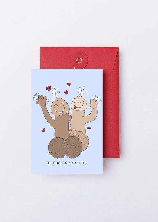 DE PIKKENGROETJES - wenskaarten - NENZ