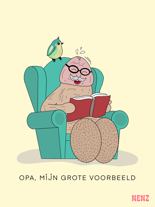 MIJN GROTE VOORBEELDEN - wenskaarten - NENZ