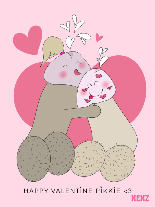 HAPPY VALENTIJN PiKKIE - wenskaarten - NENZ