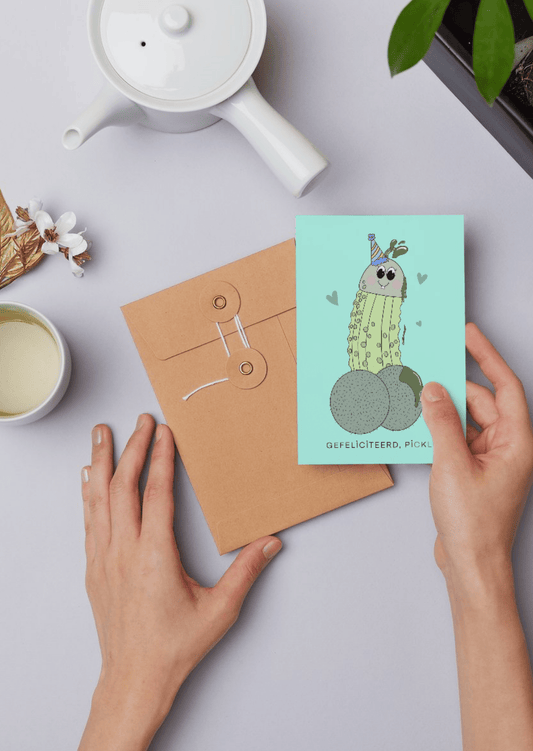 GEFELICITEERD PiCKLE - wenskaarten - NENZ