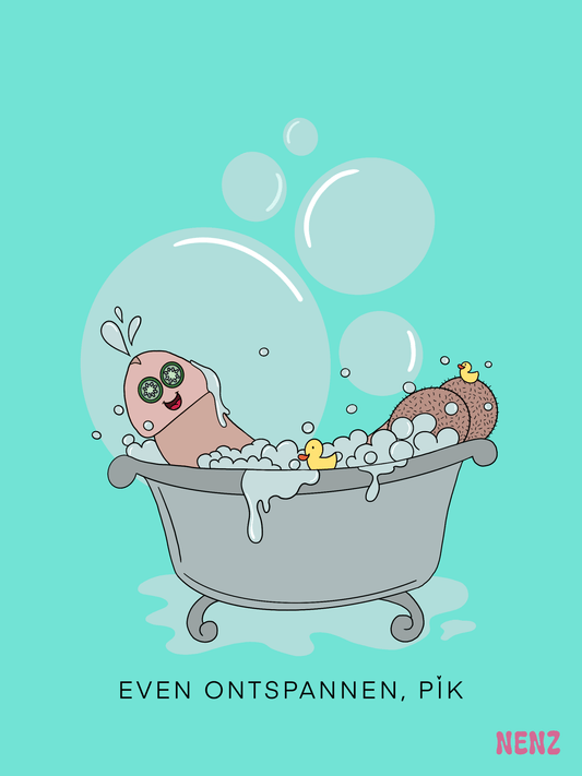 EVEN ONTSPANNEN, PiK - wenskaarten - NENZ