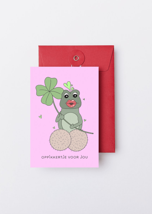 OPPiKKERTJE VOOR JOU - wenskaarten - NENZ