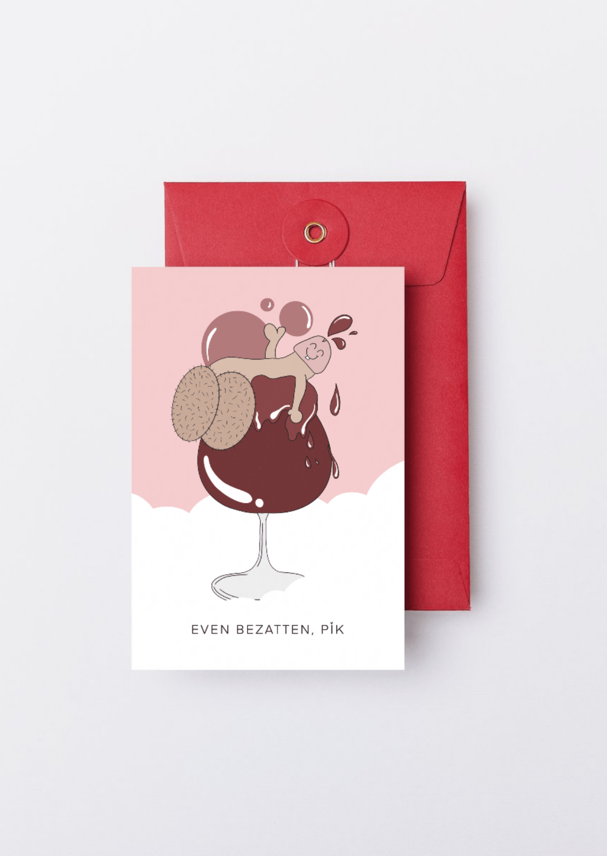 EVEN BEZATTEN, PiK - wenskaarten - NENZ