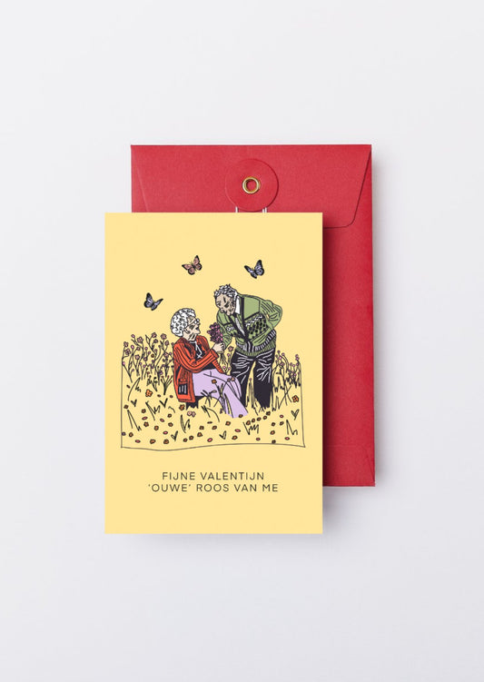 FIJNE VALENTIJN 'OUWE' - wenskaarten - NENZ