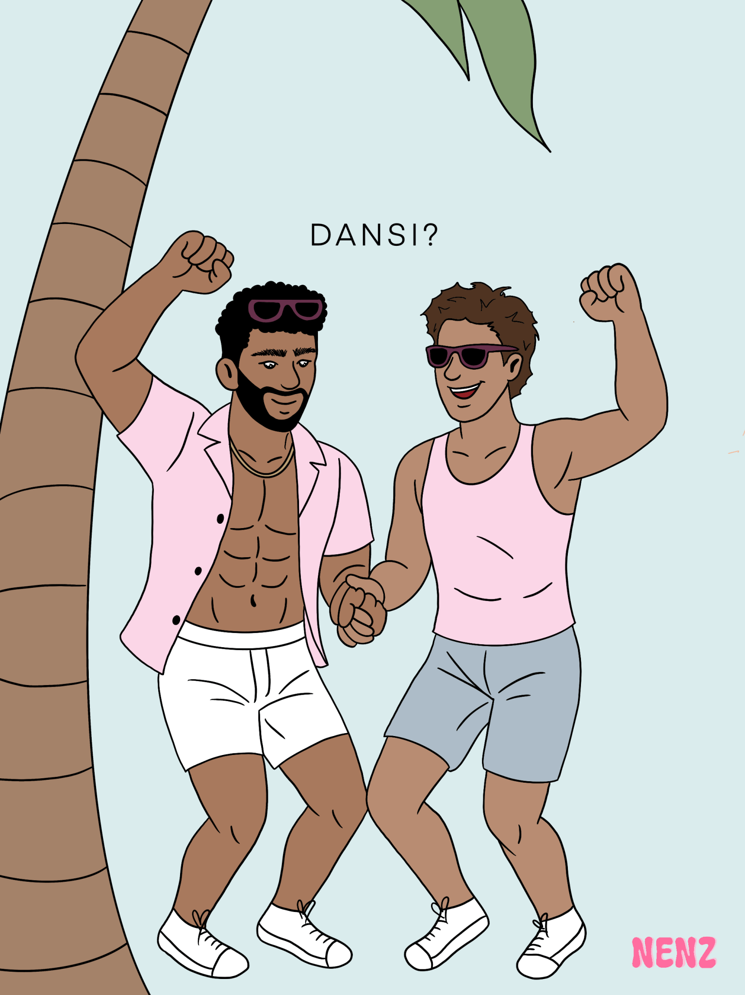 NENZ x SMÈRRIG DANSI? - wenskaarten - NENZ