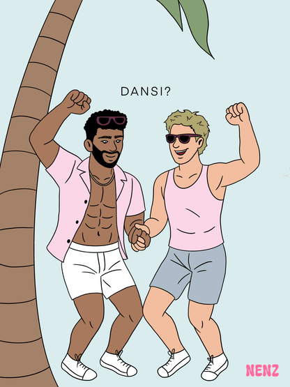 NENZ x SMÈRRIG DANSI? - wenskaarten - NENZ