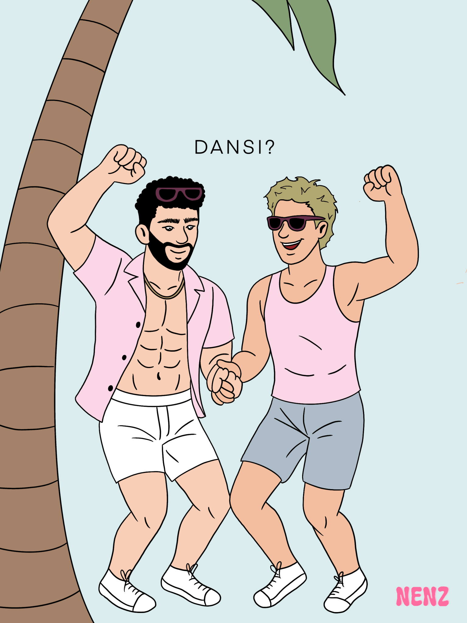 NENZ x SMÈRRIG DANSI? - wenskaarten - NENZ