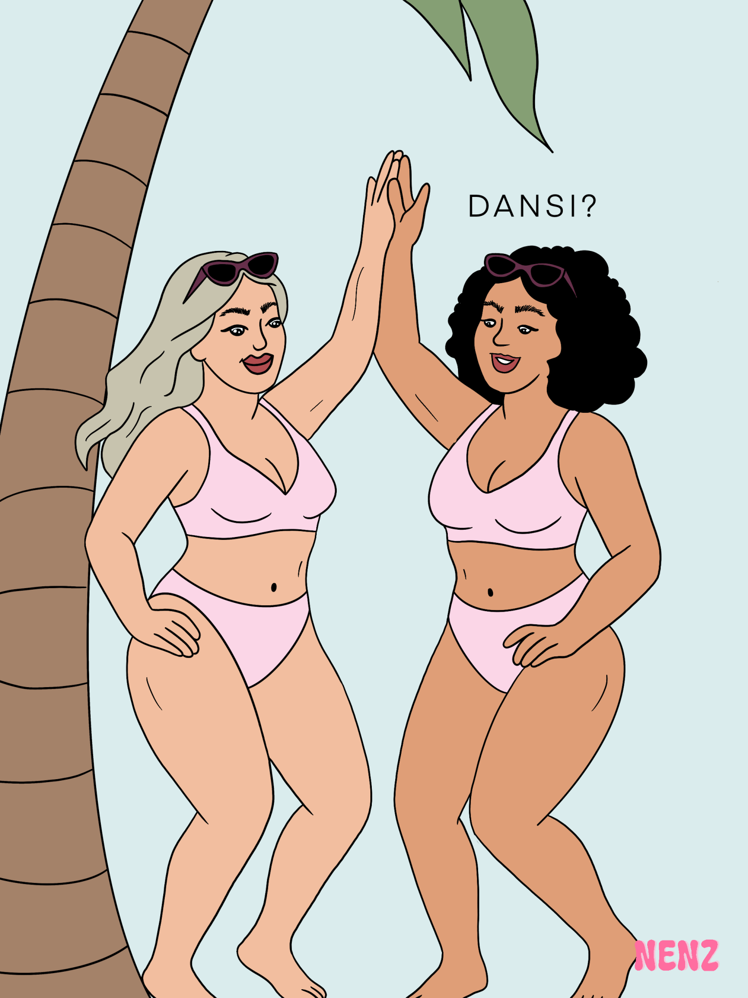 NENZ x SMÈRRIG DANSI? - wenskaarten - NENZ