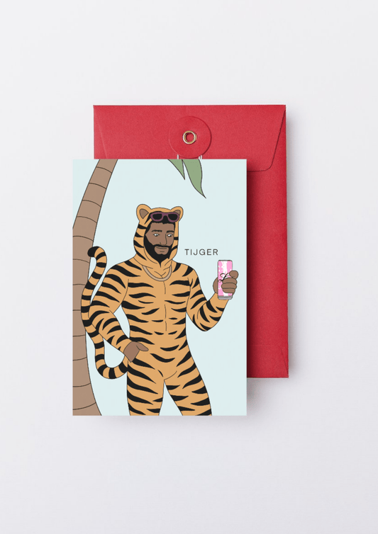 NENZ x SMÈRRIG TIJGER - wenskaarten - NENZ