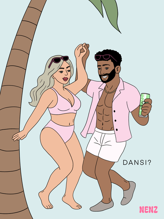 NENZ x SMÈRRIG DANSI? - wenskaarten - NENZ