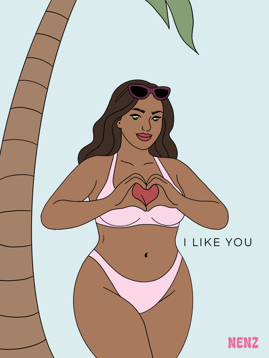 NENZ x SMÈRRIG I LIKE YOU - wenskaarten - NENZ