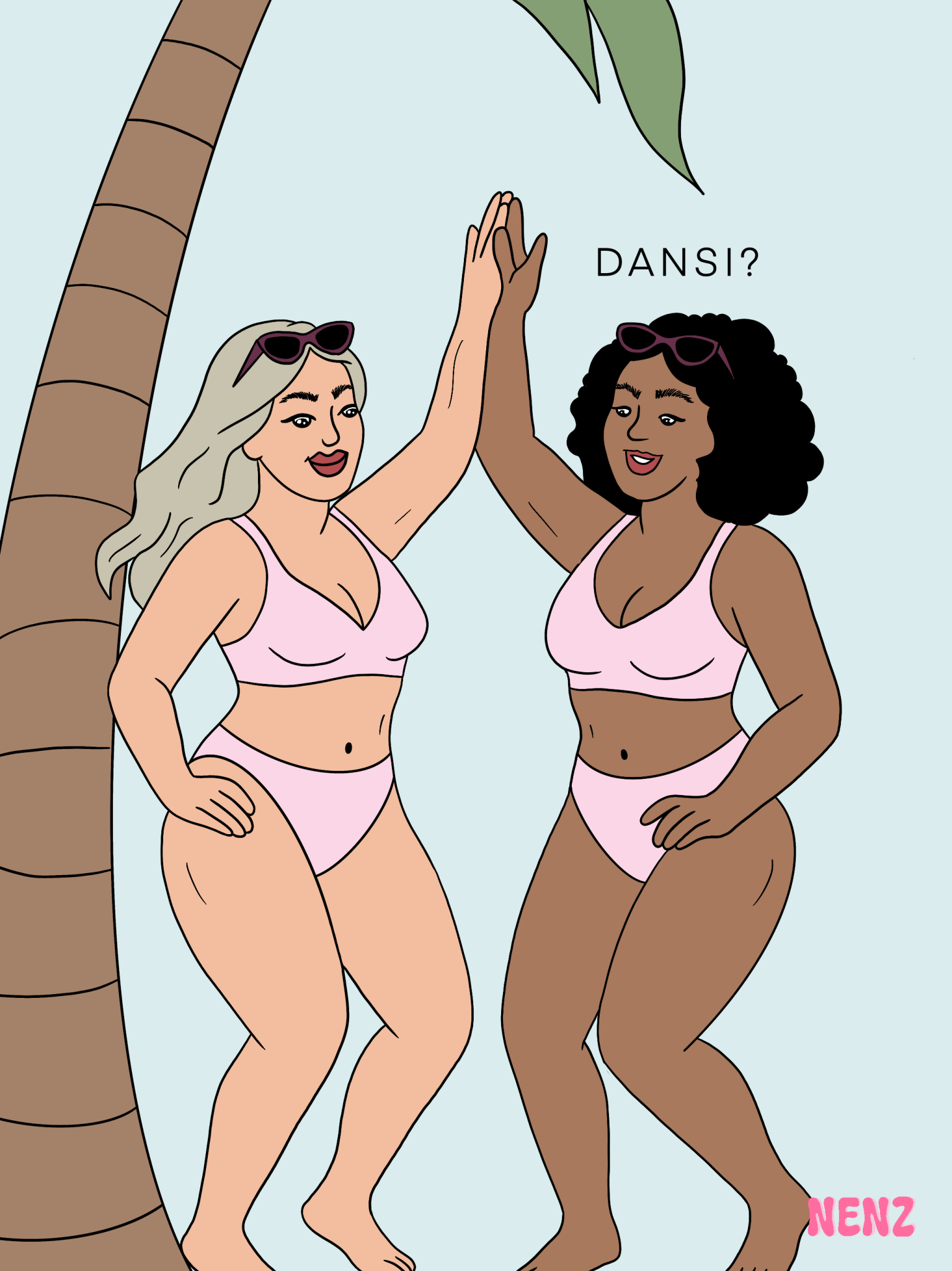 NENZ x SMÈRRIG DANSI? - wenskaarten - NENZ