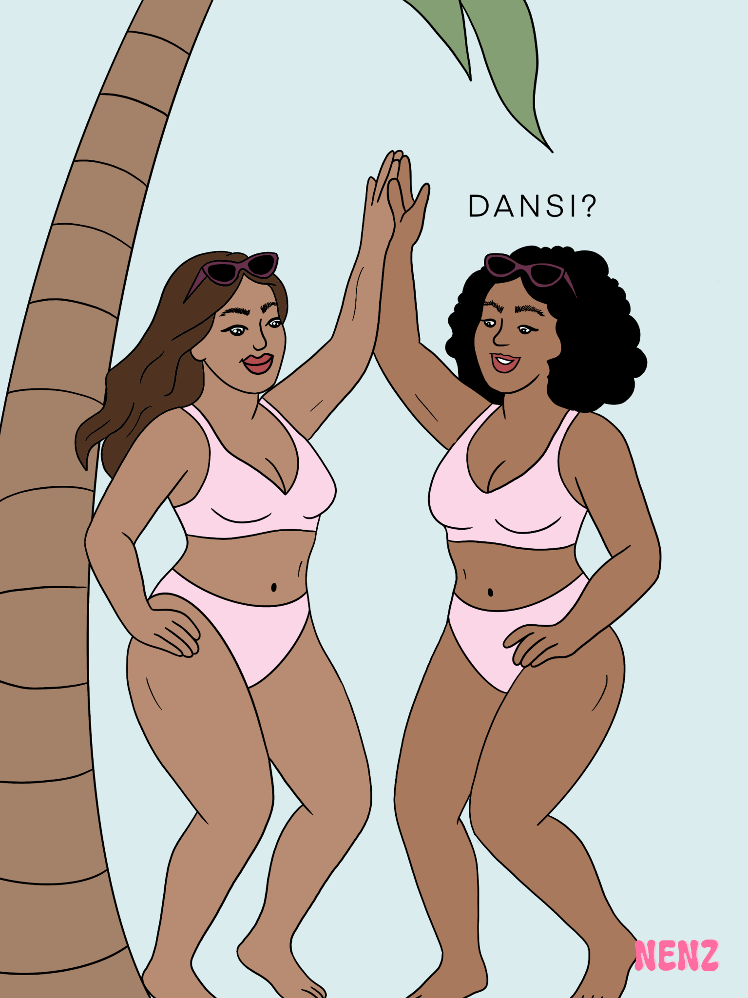 NENZ x SMÈRRIG DANSI? - wenskaarten - NENZ